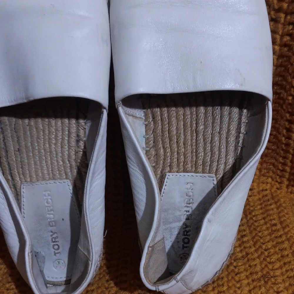 Tory Burch Black and Cream Espadrilles - Picture 2 of 5